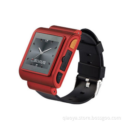 One button SOS call watch phone with GPS location/strapless pulse/pedometer/Bluetooth, Android App